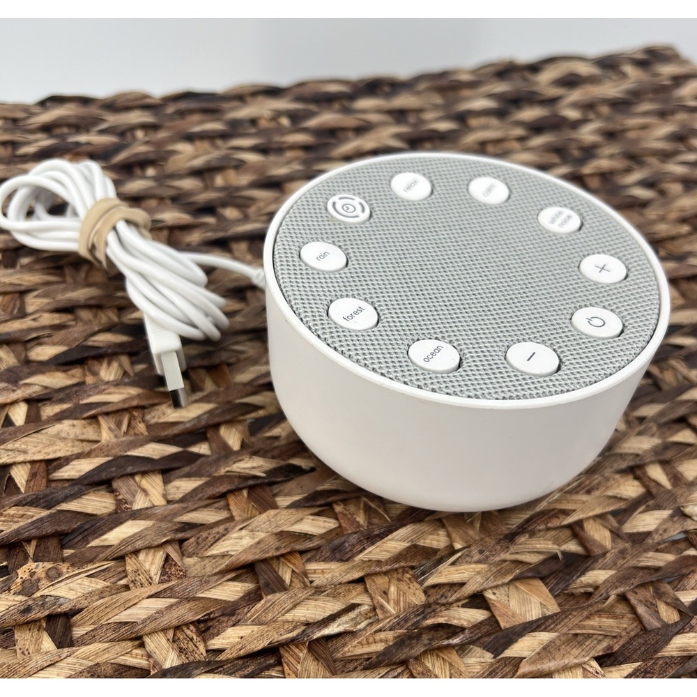 Sharper Image Sound Soother 6 Sounds Sleep Timer with Gradual Fade White Noise